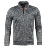 Autumn And Winter Men's Zippered Sweater Heaventlyshop