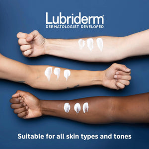Lubriderm Fragrance Free Daily Moisture Lotion + Pro-Ceramide, Shea Butter & Glycerin, Face, Hand & Body Lotion for Sensitive Skin, Hydrating Lotion for Healthier-Looking Skin, 16 fl. oz Heaventlyshop