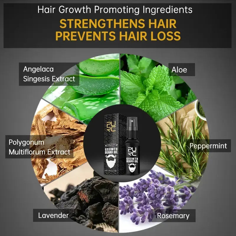 Men's Hair Growth Oil – Natural Treatment for Thicker, Fuller Hair Heaventlyshop